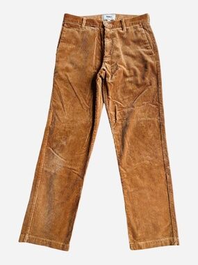 Yony Men’s Corduroy Trousers Golden Copper Made in USA Size 32